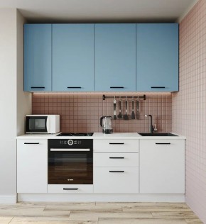 Кухонный гарнитур Капри 2200 h950 (Стол. 26мм) в Тобольске - tobolsk.ok-mebel.com | фото