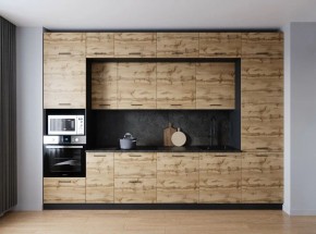 Кухонный гарнитур Крафт 3400 (Стол. 26мм) в Тобольске - tobolsk.ok-mebel.com | фото