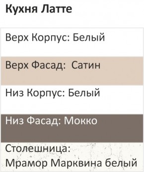 Кухонный гарнитур Латте 1800 (Стол. 26мм) в Тобольске - tobolsk.ok-mebel.com | фото 3