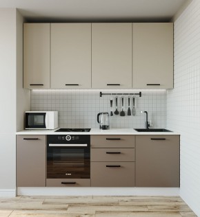 Кухонный гарнитур Латте 2200 (Стол. 38мм) в Тобольске - tobolsk.ok-mebel.com | фото