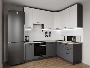 Кухонный гарнитур Меренга 2200*1600 h950 (Стол. 26мм) в Тобольске - tobolsk.ok-mebel.com | фото