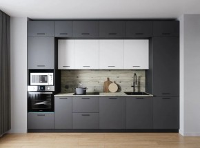 Кухонный гарнитур Меренга 3400 (Стол. 38мм) в Тобольске - tobolsk.ok-mebel.com | фото