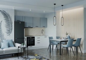 Кухонный гарнитур Ниагара 2550 (Стол. 26мм) в Тобольске - tobolsk.ok-mebel.com | фото