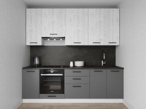 Кухонный гарнитур Санторини 2400 h950 (Стол. 38мм) в Тобольске - tobolsk.ok-mebel.com | фото