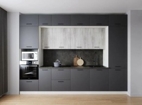 Кухонный гарнитур Санторини 3400 (Стол. 26мм) в Тобольске - tobolsk.ok-mebel.com | фото
