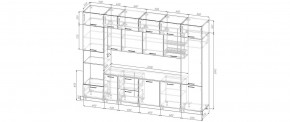 Кухонный гарнитур Санторини 3400 (Стол. 38мм) в Тобольске - tobolsk.ok-mebel.com | фото 2
