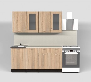 Кухня Симона Демо 1700 (Венга/Дуб Сонома) в Тобольске - tobolsk.ok-mebel.com | фото 7
