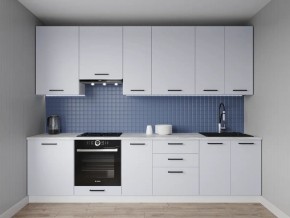 Кухонный гарнитур Смоки 2400 h950 (Стол. 38 мм) в Тобольске - tobolsk.ok-mebel.com | фото