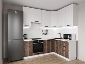 Кухонный гарнитур Старое Дерево 2200*1600 h950 (Стол. 26мм) в Тобольске - tobolsk.ok-mebel.com | фото