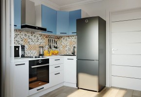 Кухонный гарнитур угловой Капри 2200х1000 (Стол. 38мм) в Тобольске - tobolsk.ok-mebel.com | фото