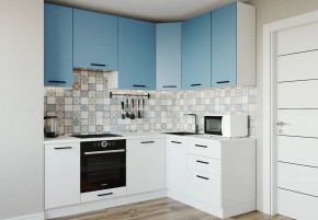 Кухонный гарнитур угловой Капри 2200х1600 h950 (Стол. 26мм) в Тобольске - tobolsk.ok-mebel.com | фото