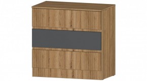 ЛЕНОРА Комод 3 ящика (графит) в Тобольске - tobolsk.ok-mebel.com | фото