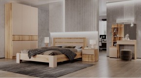 ЛЕНОРА Спальный гарнитур (модульный) кашемир в Тобольске - tobolsk.ok-mebel.com | фото