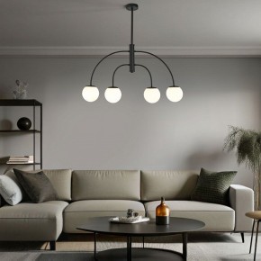Люстра на штанге Eurosvet Cenacolo 30179/4 черный в Тобольске - tobolsk.ok-mebel.com | фото 2