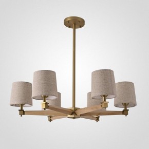 Люстра на штанге Imperiumloft Jorgenson Beige/Light wood STAVRA01 в Тобольске - tobolsk.ok-mebel.com | фото