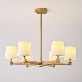 Люстра на штанге Imperiumloft Jorgenson White/Light wood STAVRA01 в Тобольске - tobolsk.ok-mebel.com | фото 3