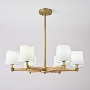 Люстра на штанге Imperiumloft Jorgenson White/Light wood STAVRA01 в Тобольске - tobolsk.ok-mebel.com | фото 4