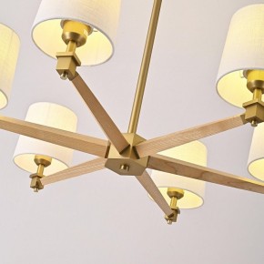 Люстра на штанге Imperiumloft Jorgenson White/Light wood STAVRA01 в Тобольске - tobolsk.ok-mebel.com | фото 7