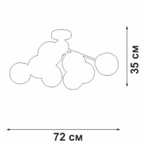 Люстра на штанге Vitaluce V3772 V3772-8/8PL в Тобольске - tobolsk.ok-mebel.com | фото 4