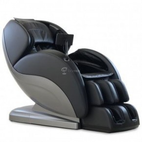 Массажное кресло PS6500 черно-серебряное в Тобольске - tobolsk.ok-mebel.com | фото