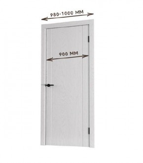 Межкомнатная дверь Bolivar Роялвуд белый (комплект) 900 в Тобольске - tobolsk.ok-mebel.com | фото