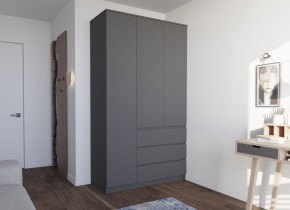 МОРИ МШ 1200.1 Шкаф (графит) в Тобольске - tobolsk.ok-mebel.com | фото