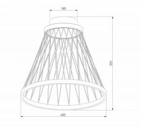 Накладной светильник Eurosvet Cesta 40018/1 LED коричневый в Тобольске - tobolsk.ok-mebel.com | фото 4