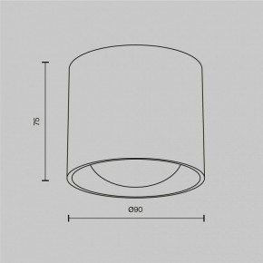 Накладной светильник Maytoni Lens C217CL-15W4K-B в Тобольске - tobolsk.ok-mebel.com | фото 9