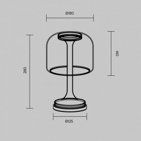 Настольная лампа декоративная Maytoni Spirito MOD286TL-L8G3K в Тобольске - tobolsk.ok-mebel.com | фото 4