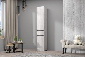 Пенал Лиана (Крафт белый/Артвуд темный) в Тобольске - tobolsk.ok-mebel.com | фото