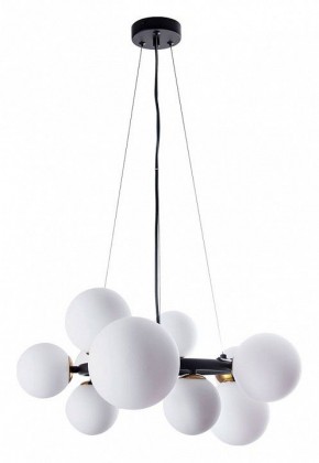Подвесная люстра Arte Lamp Gemini A2243SP-10BK в Тобольске - tobolsk.ok-mebel.com | фото 2