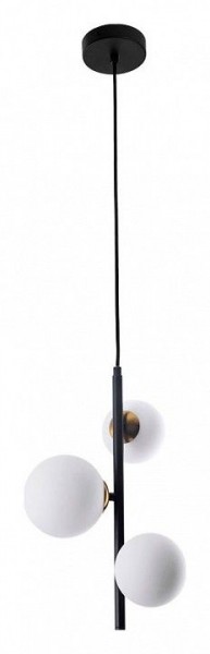 Подвесная люстра Arte Lamp Gemini A2243SP-3BK в Тобольске - tobolsk.ok-mebel.com | фото 2