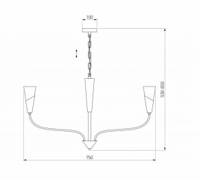 Подвесная люстра Eurosvet Rhyton 60167/6 никель в Тобольске - tobolsk.ok-mebel.com | фото 5