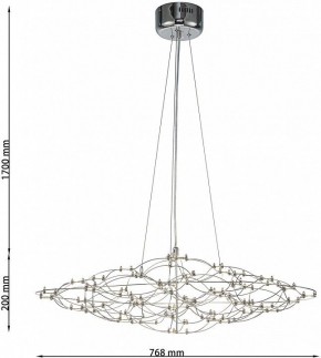 Подвесная люстра Favourite Thinner 4305-8P в Тобольске - tobolsk.ok-mebel.com | фото 5
