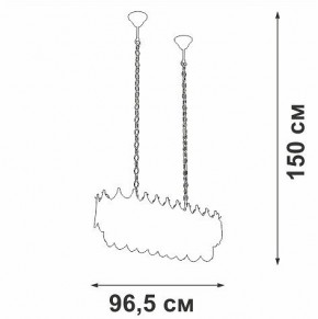 Подвесная люстра Vitaluce V58120 V58120-8/11 в Тобольске - tobolsk.ok-mebel.com | фото 3