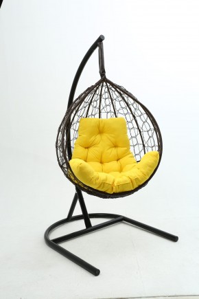 Подвесное кресло Бароло (коричневый/желтый) в Тобольске - tobolsk.ok-mebel.com | фото