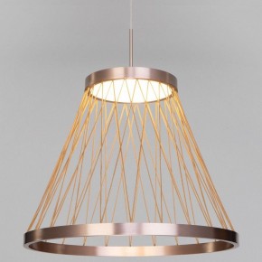Подвесной светильник Eurosvet Cesta 40016/1 LED коричневый в Тобольске - tobolsk.ok-mebel.com | фото