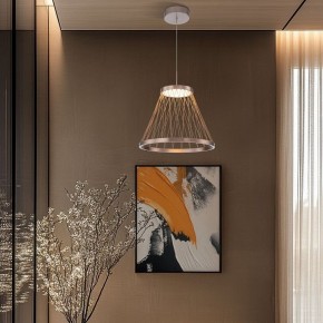Подвесной светильник Eurosvet Cesta 40016/1 LED коричневый в Тобольске - tobolsk.ok-mebel.com | фото 4