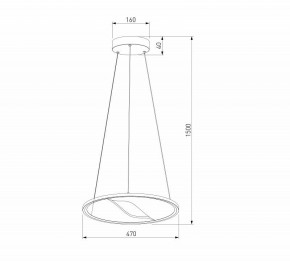 Подвесной светильник Eurosvet Occhio 40026/1 LED серый в Тобольске - tobolsk.ok-mebel.com | фото 5