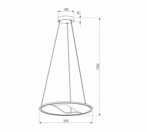 Подвесной светильник Eurosvet Occhio 40027/1 LED серый в Тобольске - tobolsk.ok-mebel.com | фото 5