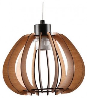 Подвесной светильник Imex MD.9012 MD.9012-1-P-BK+WOOD в Тобольске - tobolsk.ok-mebel.com | фото 1