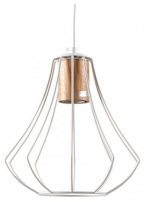 Подвесной светильник Imex MD.9052 MD.9052-1-P-WH+WOOD в Тобольске - tobolsk.ok-mebel.com | фото 1