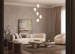 Подвесной светильник Maytoni Aura MOD016PL-05BS в Тобольске - tobolsk.ok-mebel.com | фото 4