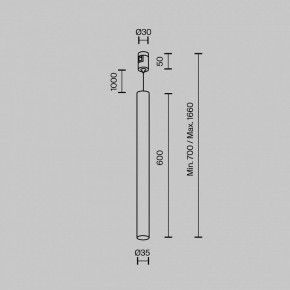 Подвесной светильник Maytoni Focus Led TR156-1-5W3K-BS в Тобольске - tobolsk.ok-mebel.com | фото 4