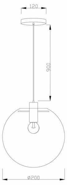 Подвесной светильник Moderli Aurora V11538-1P в Тобольске - tobolsk.ok-mebel.com | фото 3