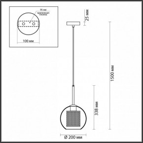 Подвесной светильник Odeon Light Clocky 4939/1 в Тобольске - tobolsk.ok-mebel.com | фото 4