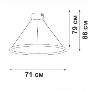 Подвесной светильник Vitaluce V2516 V2516-8/3S в Тобольске - tobolsk.ok-mebel.com | фото 3