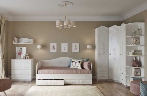 KI-KI ПЛД800.1 Полка (белый/белое дерево) в Тобольске - tobolsk.ok-mebel.com | фото 2