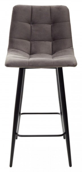 Полубарный стул CHILLI-QB графит #14, велюр / черный каркас (H=66cm) М-City в Тобольске - tobolsk.ok-mebel.com | фото 5