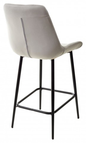 Полубарный стул ХОФМАН, цвет H-09 Светло-серый, велюр / черный каркас H=63cm М-City в Тобольске - tobolsk.ok-mebel.com | фото 6